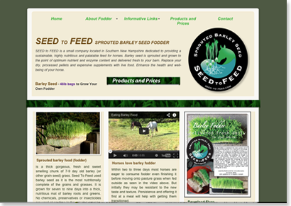 Seed To Feed web site